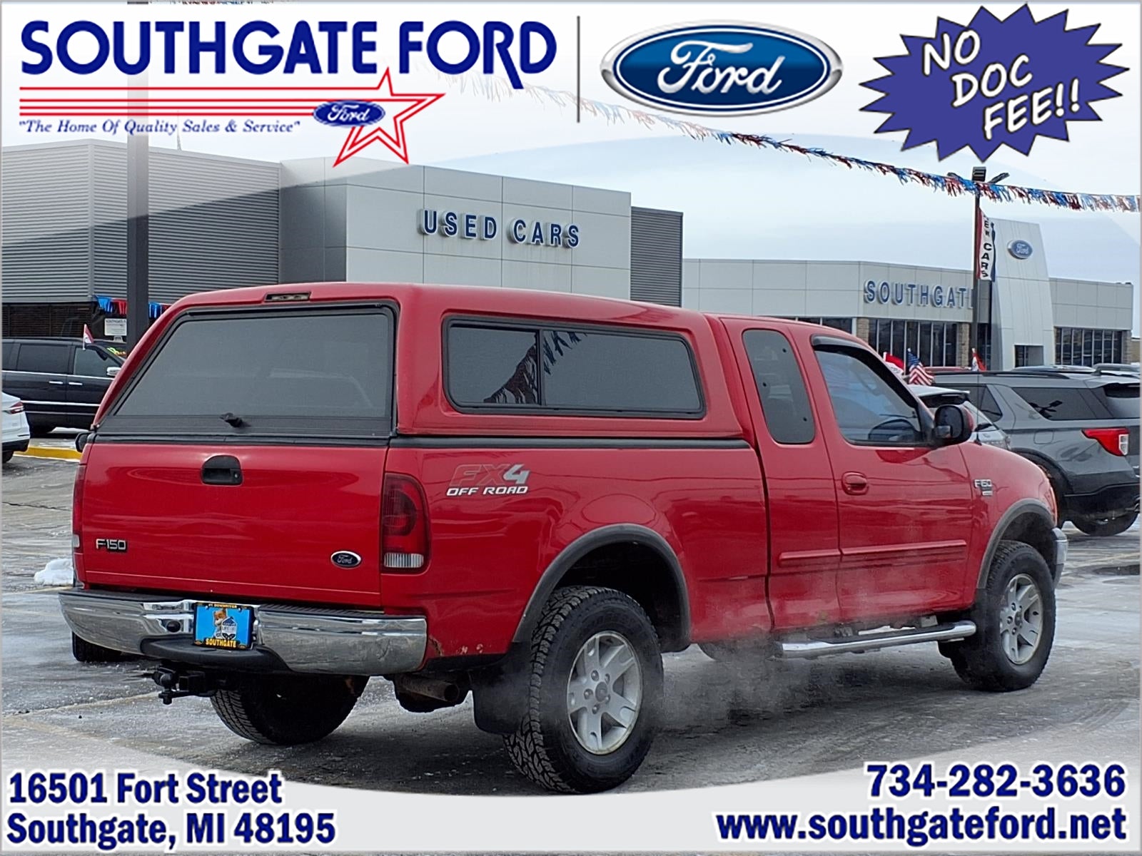Used 2003 Ford F-150 XLT with VIN 1FTRX18L03NB75962 for sale in Southgate, MI